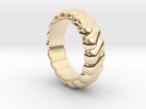 Harmony Ring 14 - Italian Size 14 in 14K Yellow Gold
