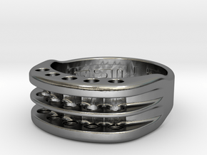 US10 Ring XVI: Tritium in Polished Silver