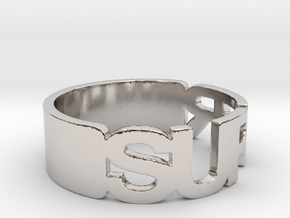 SUPER Ring Size 10.25 in Platinum
