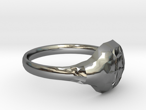 RING15DMK1 in Fine Detail Polished Silver