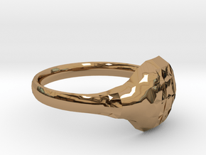 RING15DMK1 in Polished Brass