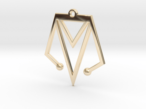 M383 in 14k Gold Plated Brass