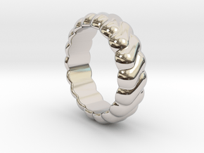 Harmony Ring 18 - Italian Size 18 in Platinum