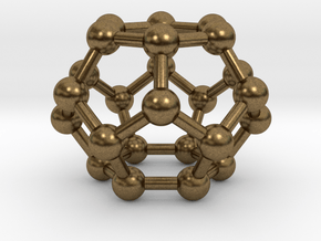 0002 Fullerene c24 d6d in Natural Bronze