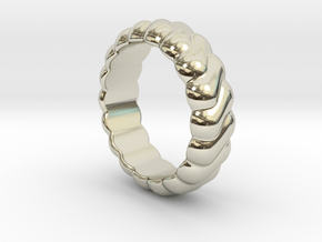 Harmony Ring 21 - Italian Size 21 in 14k White Gold
