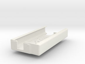 Dexcom Case w/Garmin 1/4 Mount SLIM in White Natural Versatile Plastic