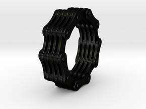Violetta S9 - Bicycle Chain Ring in Matte Black Steel: 6.75 / 53.375