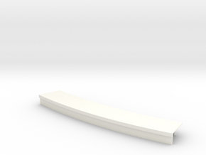 Curved platform 15cm in White Processed Versatile Plastic