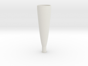 parabolic horn in White Natural Versatile Plastic