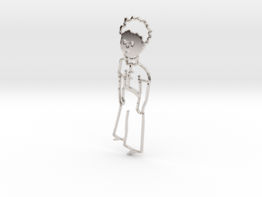Le Petit Prince (The Little Prince) in Rhodium Plated Brass