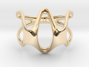 Out of borders collection - size 6 US in 14k Gold Plated Brass