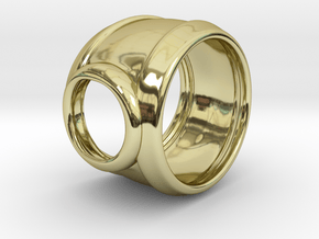 Back to basic collection - size 6 US in 18k Gold Plated Brass