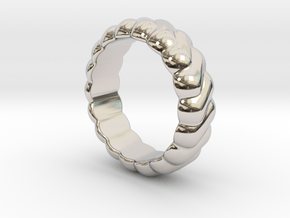 Harmony Ring 32 - Italian Size 32 in Platinum