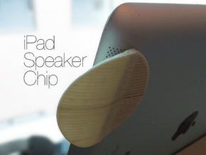 iPad Speaker Chip in White Natural Versatile Plastic