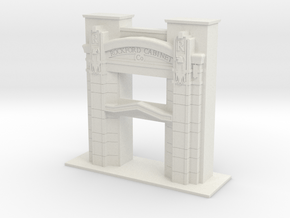 1/48 SCALE ROCKFORD CABINET COMPANY ENTRY in White Natural Versatile Plastic