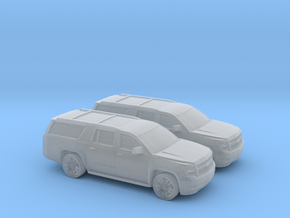 1/160 2X 2015 Chevrolet Suburban in Tan Fine Detail Plastic