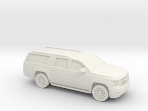 1/87 2015 Chevrolet Suburban in White Natural Versatile Plastic