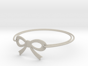 Bow Bracelet in Natural Sandstone