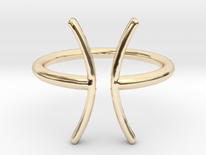 Pisces in 14K Yellow Gold