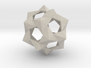Small Bucky Ball  in Natural Sandstone