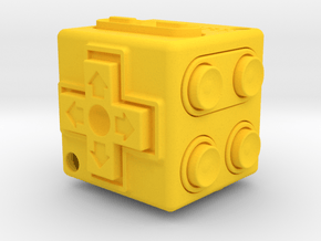 JoyCube in Yellow Processed Versatile Plastic