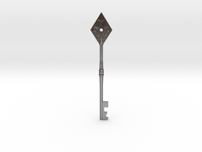 Resident Evil 2: Diamond key in Polished Nickel Steel