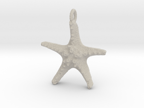 Starfish Pendant 1 - small in Natural Sandstone