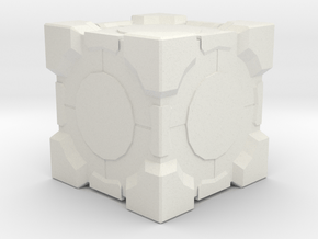 Upvote Cube in White Natural Versatile Plastic