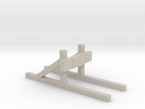 Buffer stop (HO scale) in Natural Sandstone