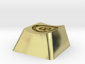 Q Dance Cherry MX Keycap in 18k Gold Plated Brass