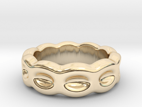 Funny Ring 15 - Italian Size 15 in 14K Yellow Gold