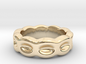Funny Ring 17 - Italian Size 17 in 14K Yellow Gold