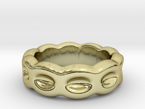 Funny Ring 18 - Italian Size 18 in 18k Gold