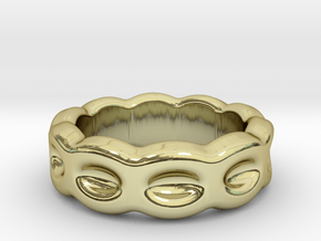 Funny Ring 24 - Italian Size 24 in 18k Gold