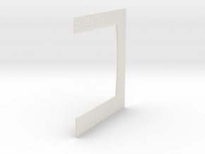 A-nori-tall-wh-doors-bricks-sheet2a 1/76 scale in White Natural Versatile Plastic