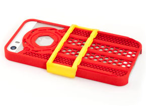 Shutter Grip Case for iPhone 5 / 5S in Red Processed Versatile Plastic