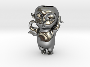 Monster Hunt Planter,怪物狩猎 in Fine Detail Polished Silver