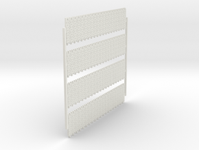 A-nori-bricks-narrow-tall80-sheet-x4-1a in White Natural Versatile Plastic