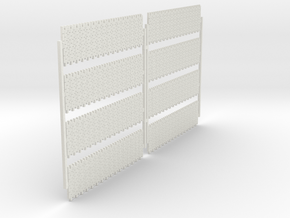 A-nori-bricks-narrow-tall64-sheet-x8-1a in White Natural Versatile Plastic
