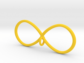 Infinity in Yellow Processed Versatile Plastic