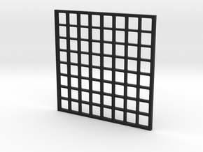 Wordclock Pixel Guard in Black Natural Versatile Plastic