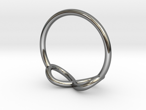 Ring Infinity in Fine Detail Polished Silver