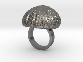 Urchin Statement Ring - US-Size 4 (14.86 mm) in Polished Nickel Steel