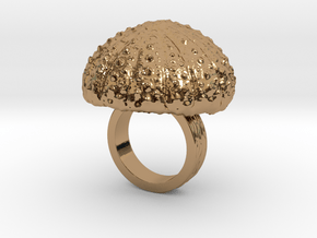 Urchin Statement Ring - US-Size 2 1/2 (13.61 mm) in Polished Brass