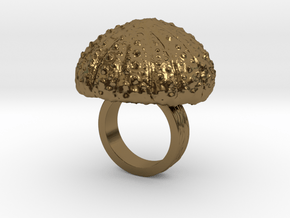 Urchin Statement Ring - US-Size 2 1/2 (13.61 mm) in Polished Bronze