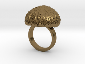 Urchin Statement Ring - US-Size 7 1/2 (17.75 mm) in Polished Bronze