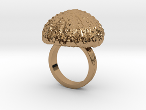 Urchin Statement Ring - US-Size 7 (17.35 mm) in Polished Brass