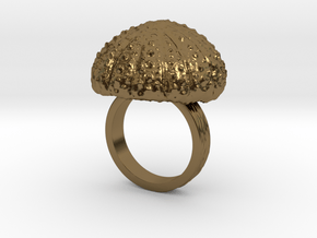 Urchin Statement Ring - US-Size 7 (17.35 mm) in Polished Bronze