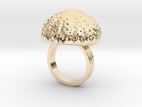 Urchin Statement Ring - US-Size 7 1/2 (17.75 mm) in 14k Gold Plated Brass