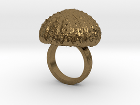 Urchin Statement Ring - US-Size 5 1/2 (16.10 mm) in Natural Bronze